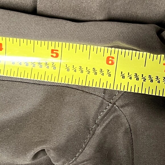 Style & Co Sz 4P High-Rise Velvety Shorts Olive Green - Picture 8 of 9